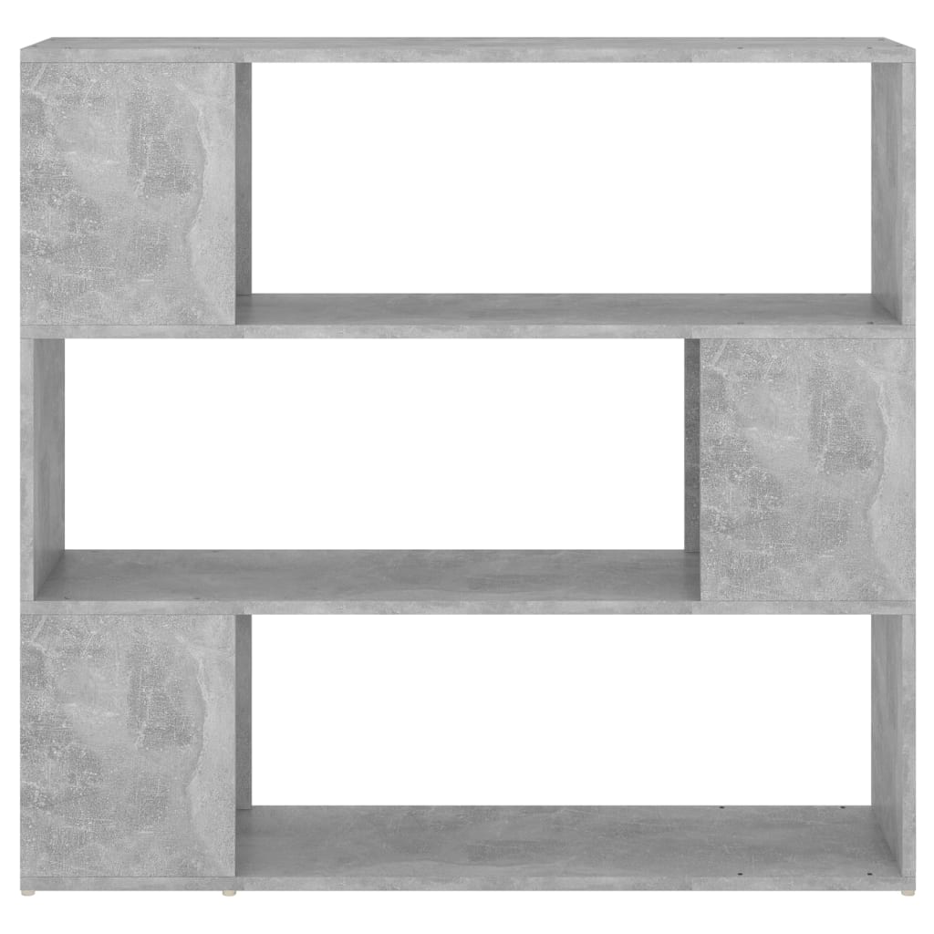 Bibliothèque/Séparateur de pièce Gris béton 100x24x94 cm - XIOS