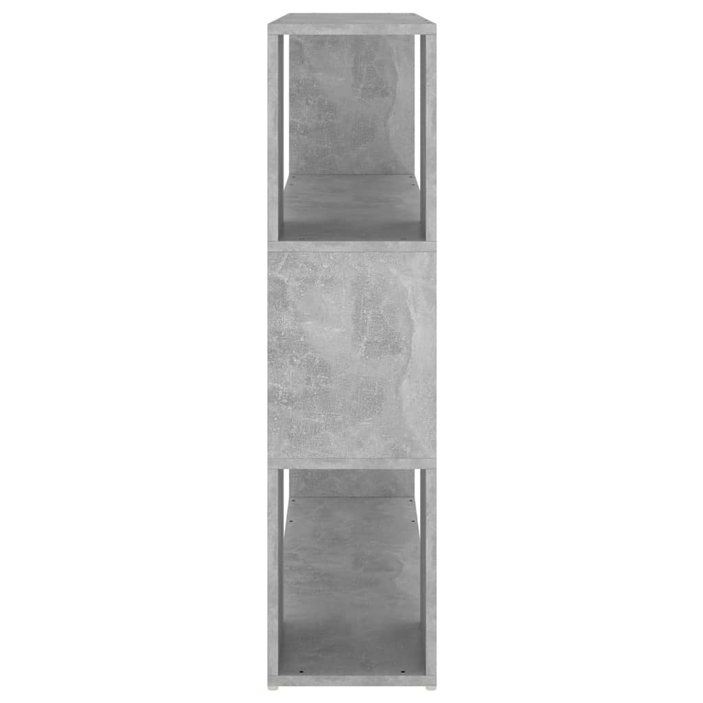 Bibliothèque/Séparateur de pièce Gris béton 100x24x94 cm - XIOS