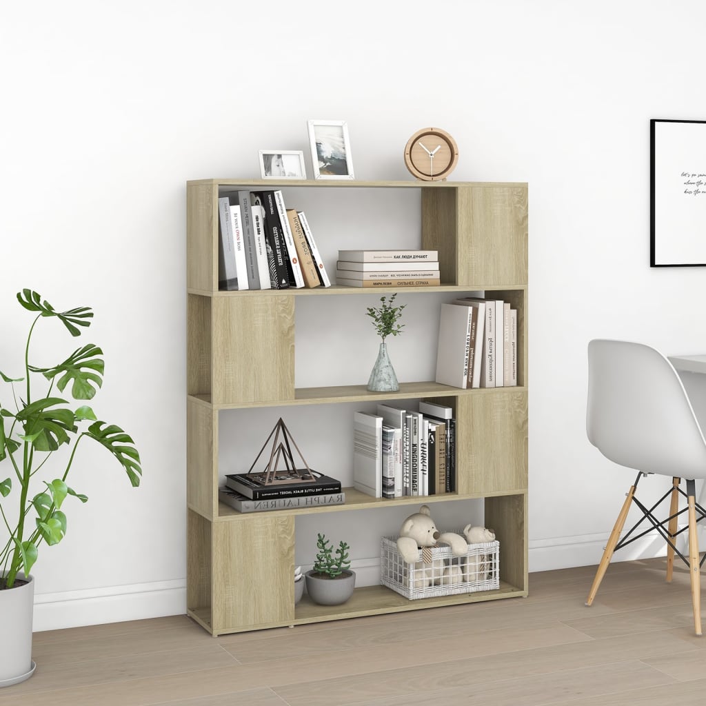 Bibliothèque/Séparateur de pièce Chêne sonoma 100x24x124 cm - XIOS