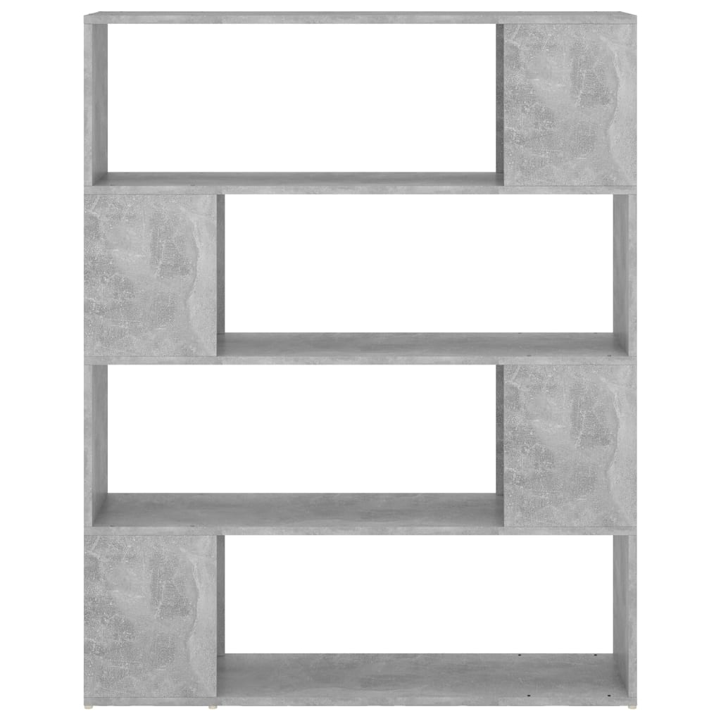 Bibliothèque/Séparateur de pièce Gris béton 100x24x124 cm - XIOS