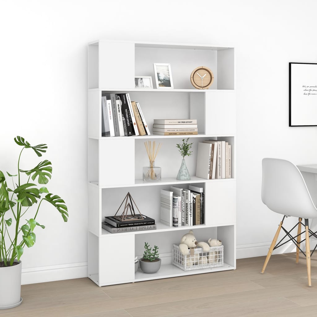 Bibliothèque Séparateur de pièce Blanc Bois d'ingénierie - XIOS