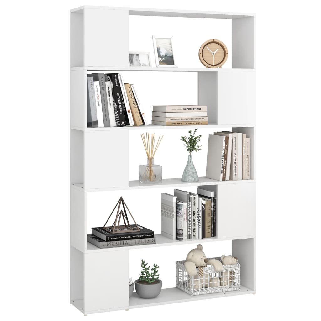 Bibliothèque Séparateur de pièce Blanc Bois d'ingénierie - XIOS