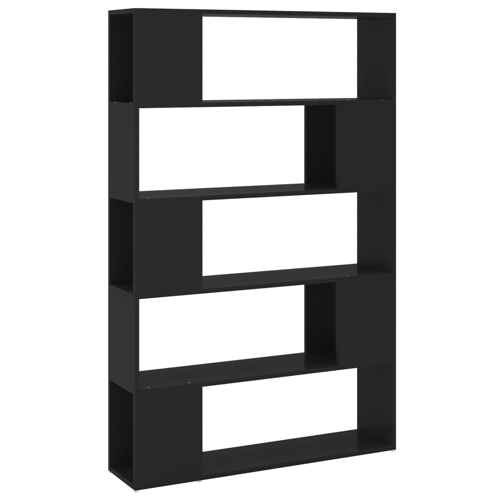 Bibliothèque Séparateur de pièce Noir Bois d'ingénierie - XIOS