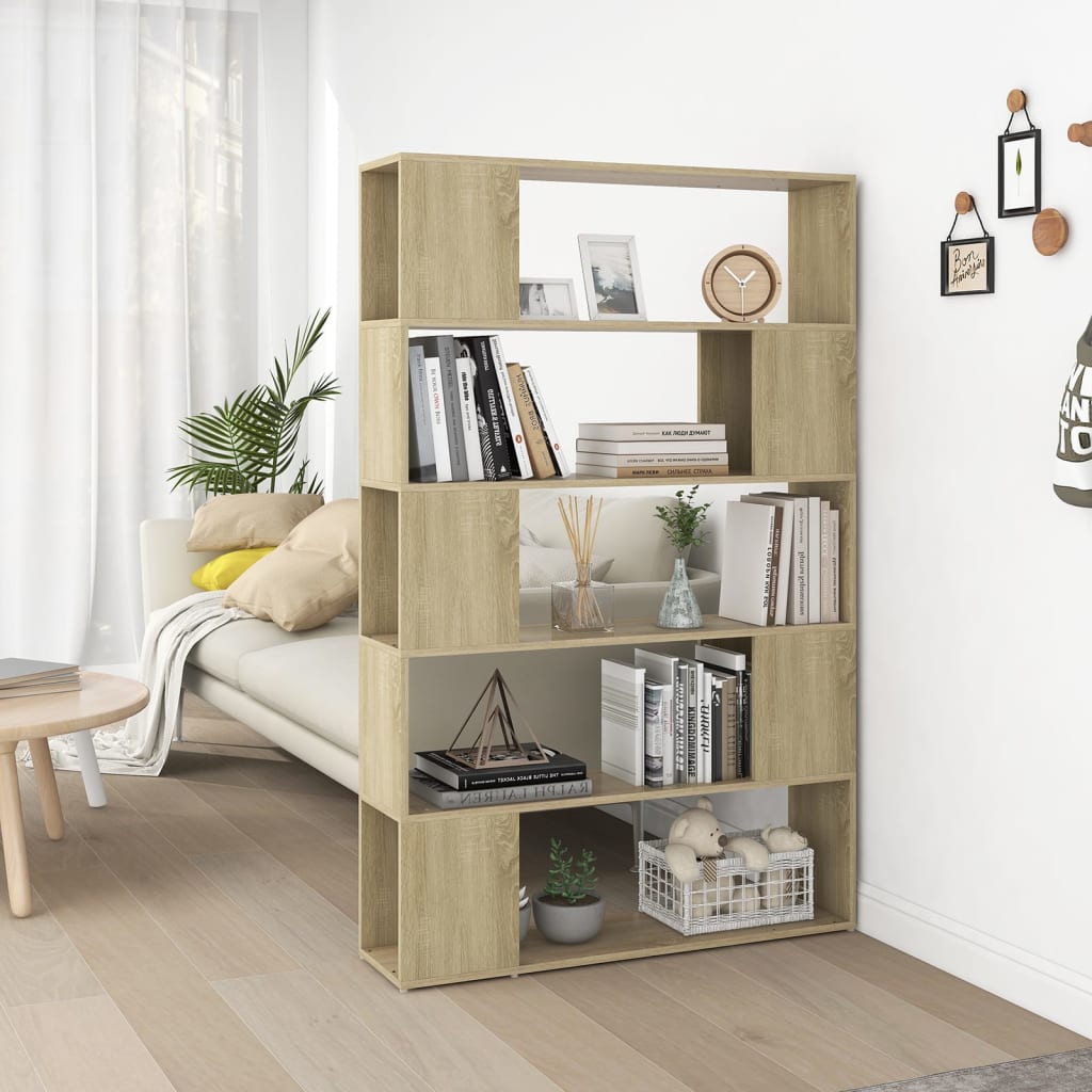 Bibliothèque/Séparateur de pièce Chêne sonoma Bois d'ingénierie - XIOS