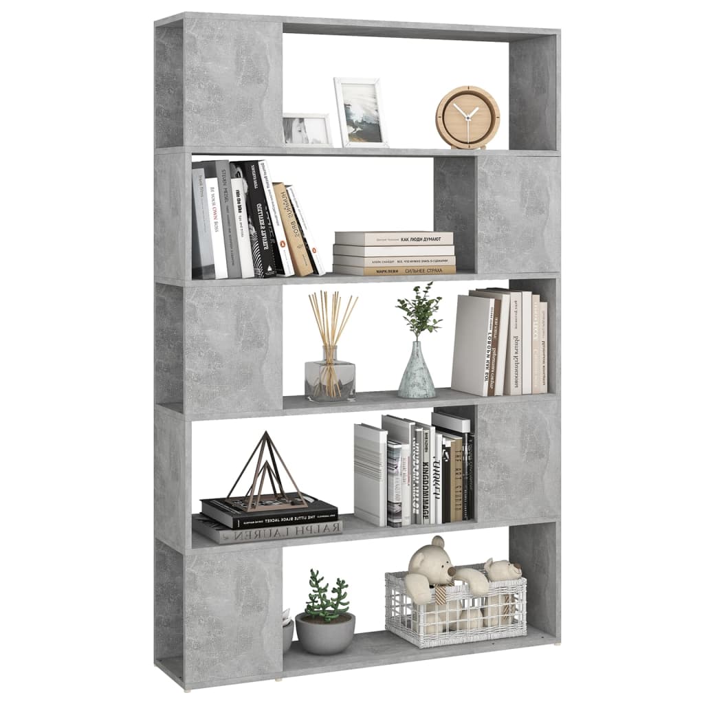 Bibliothèque de séparation Gris béton Bois d'ingénierie - XIOS