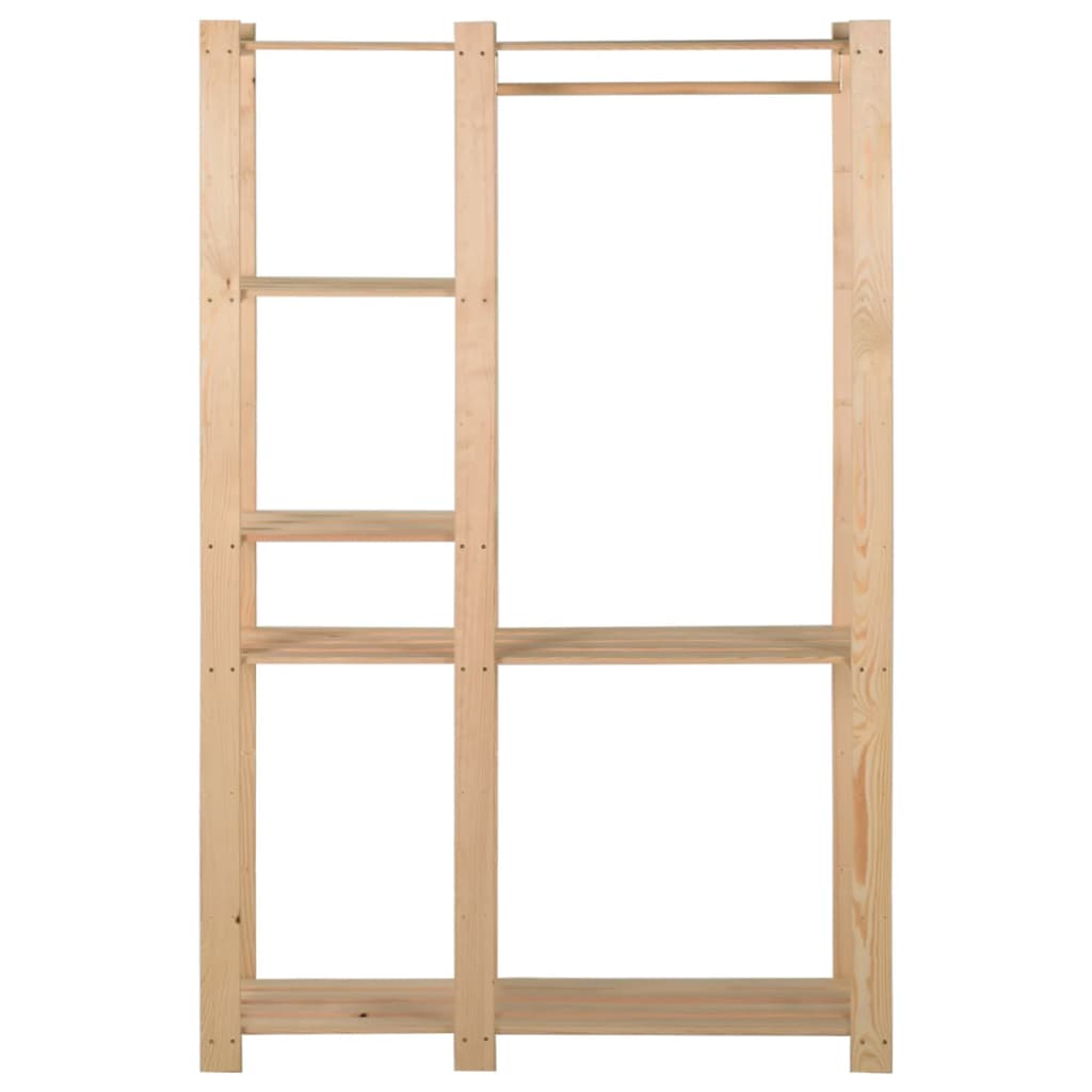 Porte-manteau 110x38x170 cm Bois de pin massif - XIOS