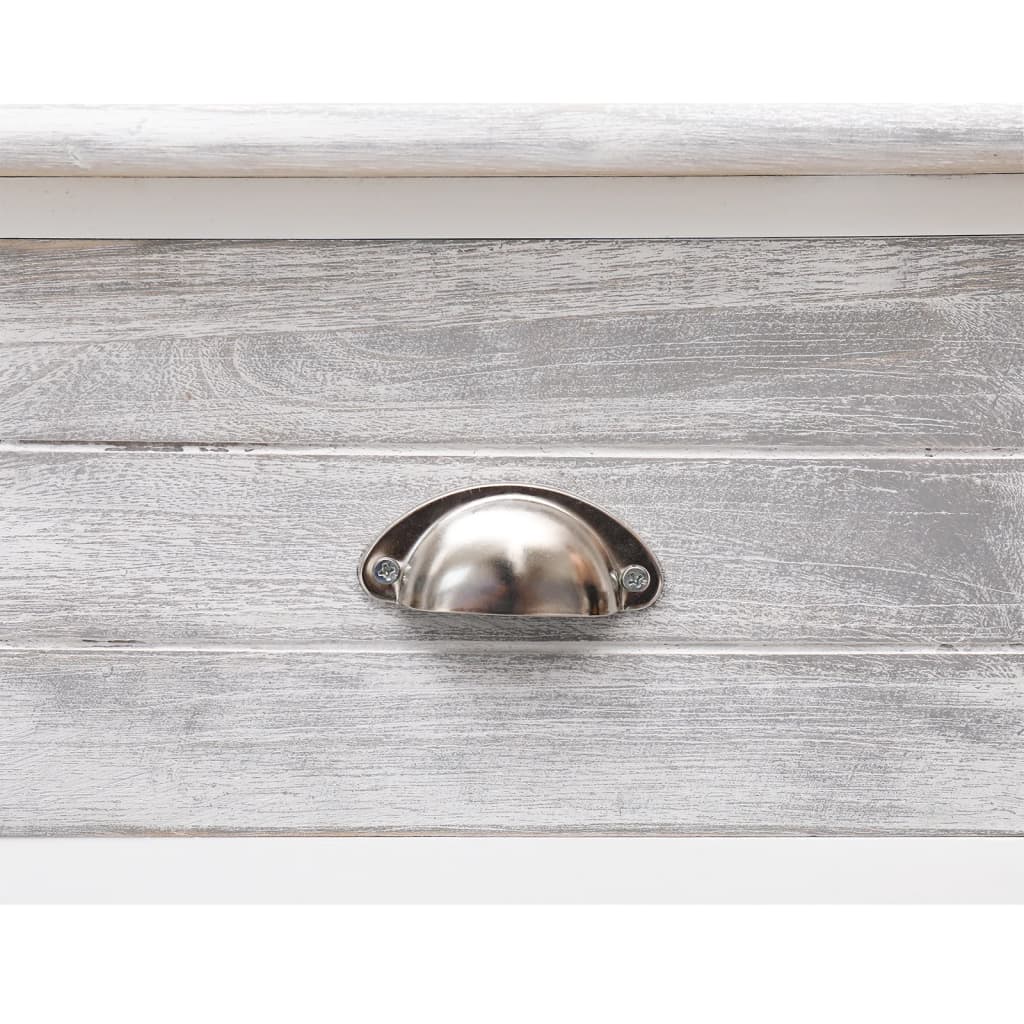 Buffet Gris antique 108x30x76 cm Bois de Paulownia massif - XIOS