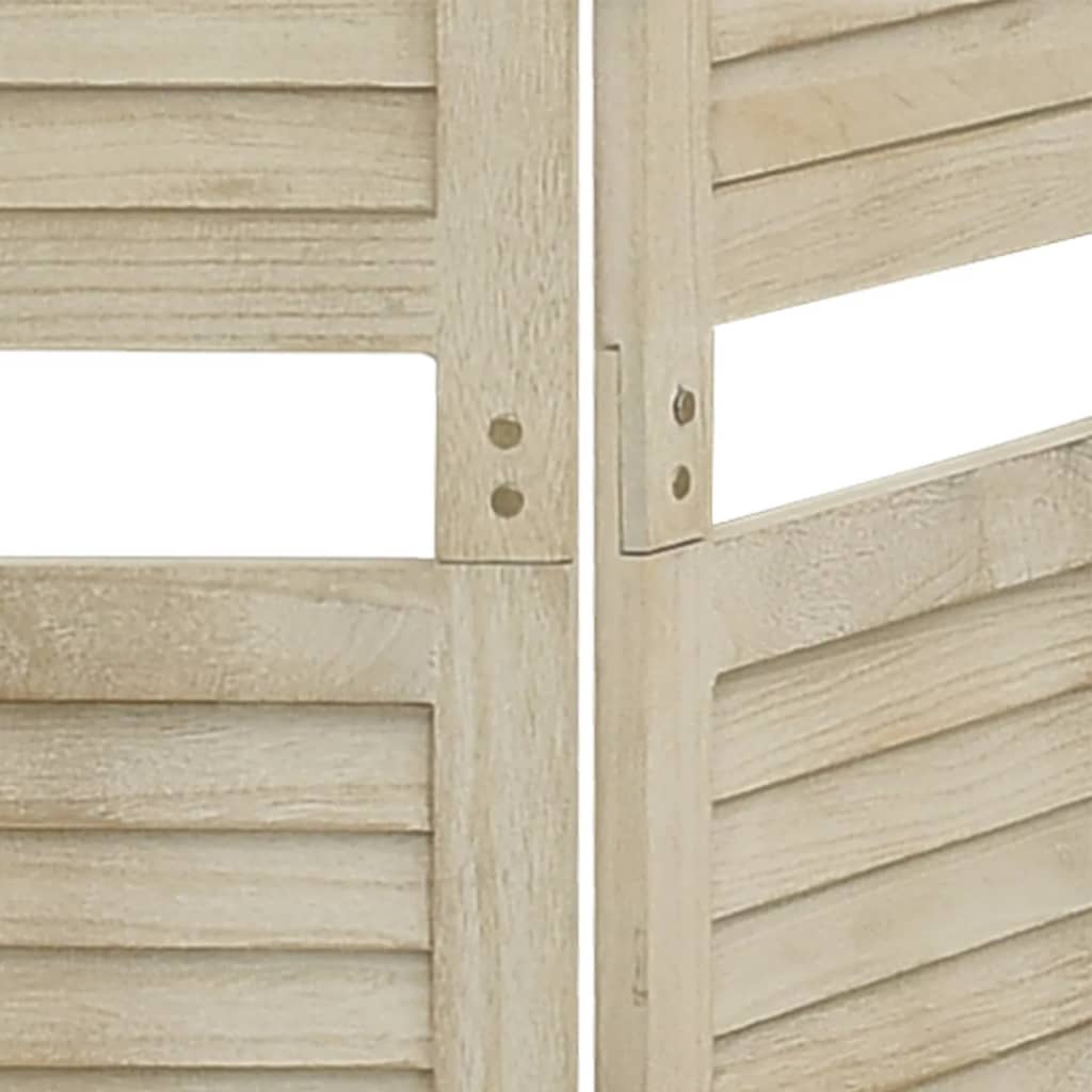 Cloison de séparation 5 panneaux 175x165 cm Bois de Paulownia - XIOS