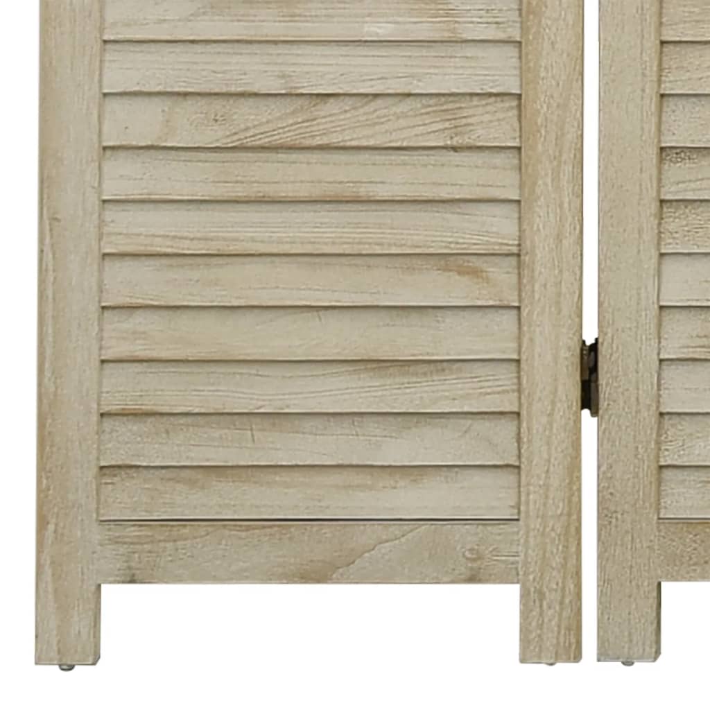 Cloison de séparation 5 panneaux 175x165 cm Bois de Paulownia - XIOS