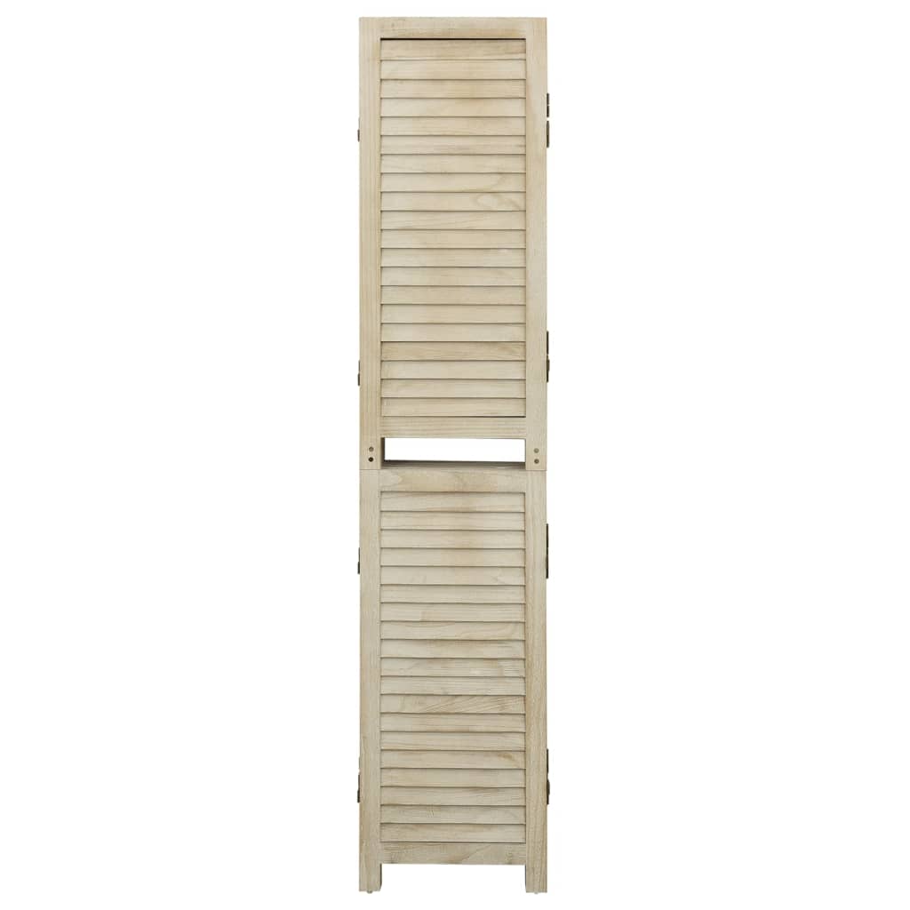 Cloison de séparation 6 panneaux 210x165 cm Bois de Paulownia - XIOS