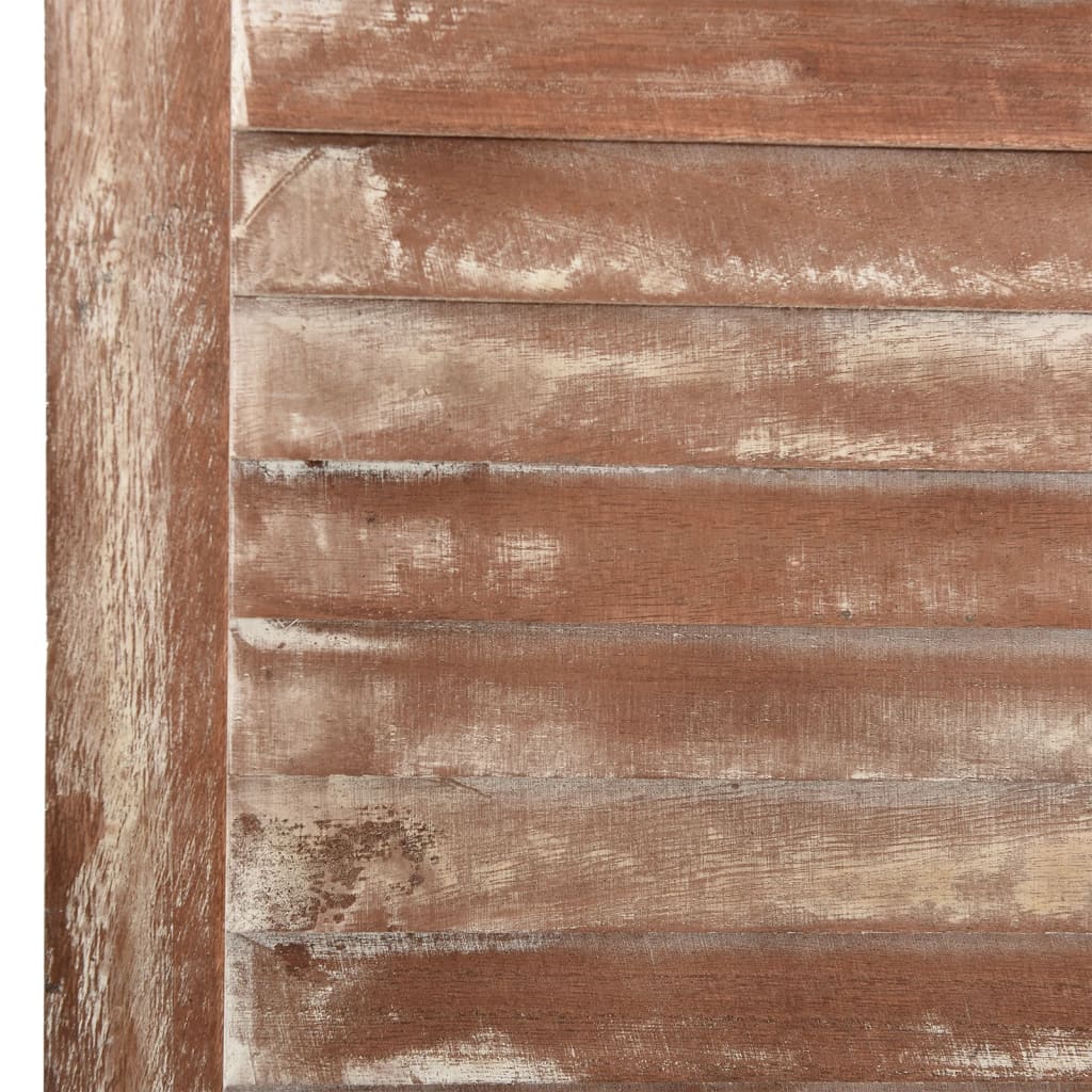 Cloison de séparation 6 panneaux Marron 210x165 cm Paulownia Séparateurs de pièces vidaXL