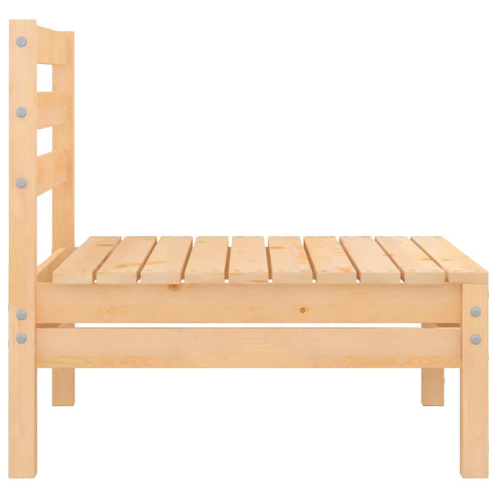 Salon de jardin 4 pcs bois massif de pin - XIOS