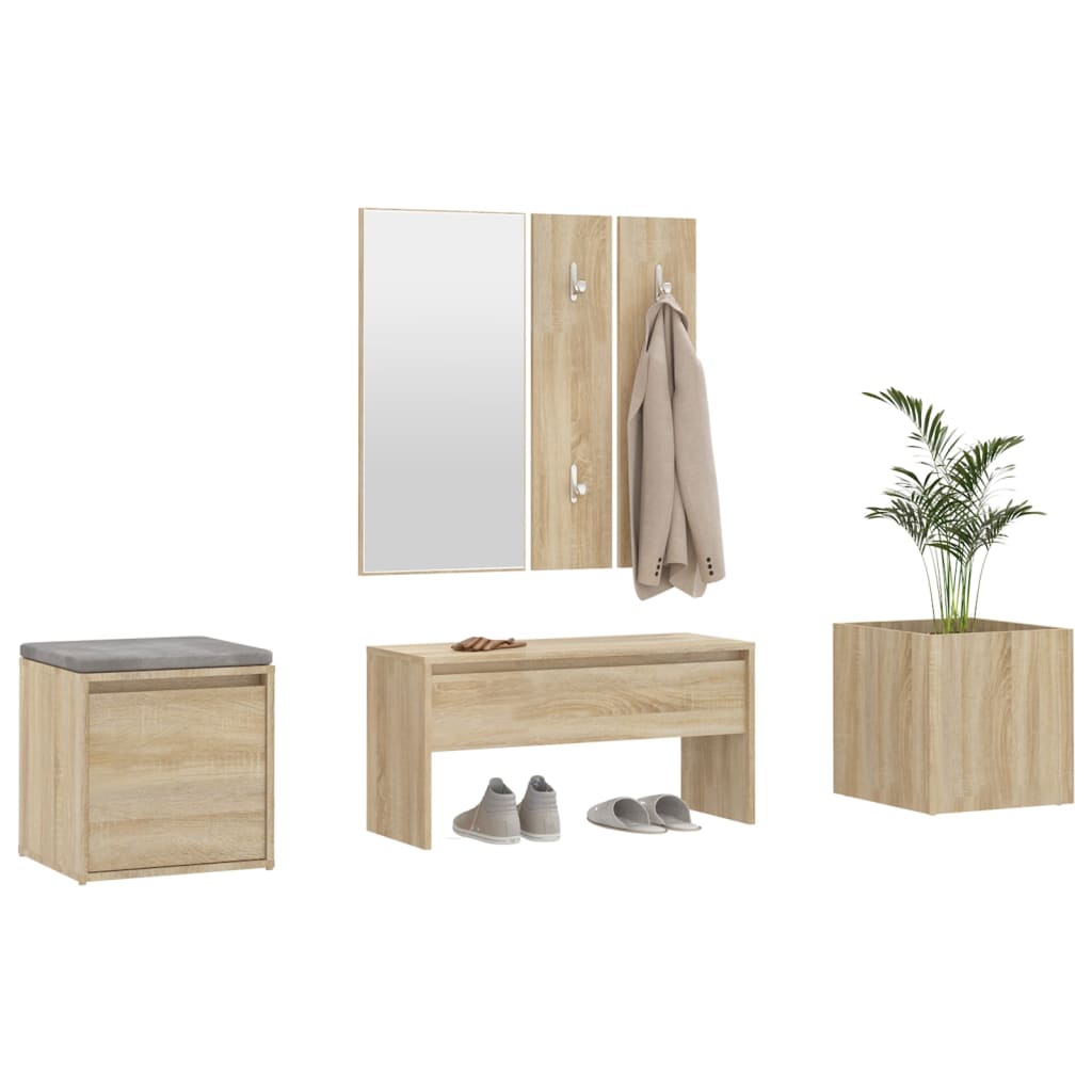 Ensemble de meubles de couloir Chêne Sonoma Bois d'ingénierie - XIOS