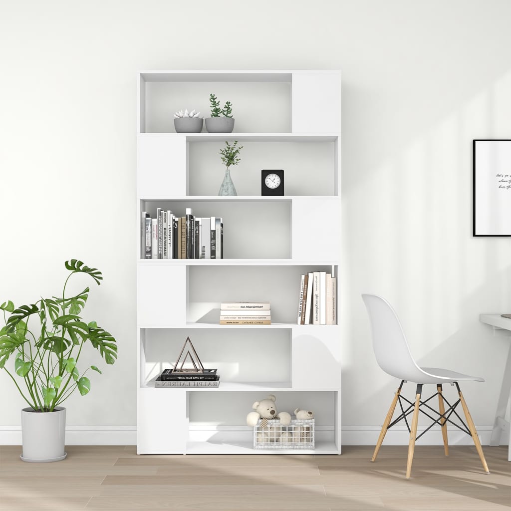 Bibliothèque/Séparateur de pièce Blanc 100x24x188 cm - XIOS