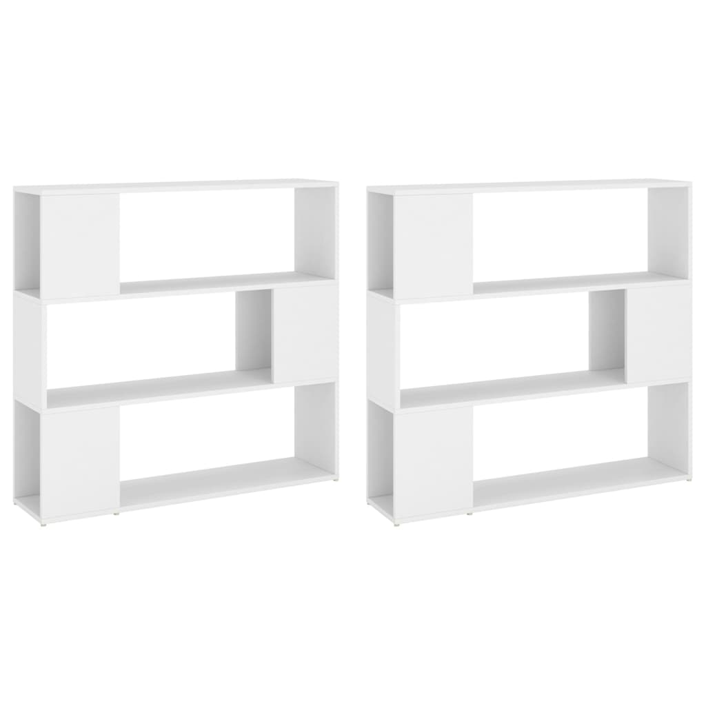 Bibliothèque/Séparateur de pièce Blanc 100x24x188 cm - XIOS