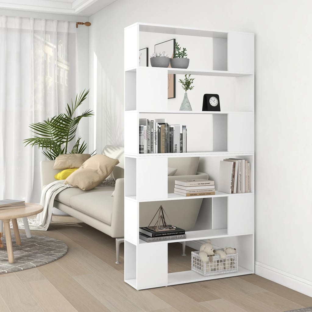 Bibliothèque/Séparateur de pièce Blanc 100x24x188 cm - XIOS