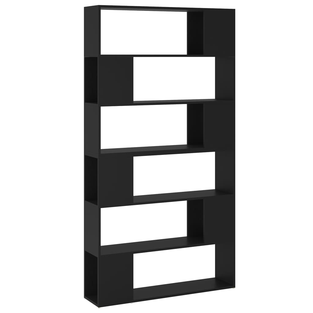 Bibliothèque/Séparateur de pièce Noir 100x24x188 cm - XIOS