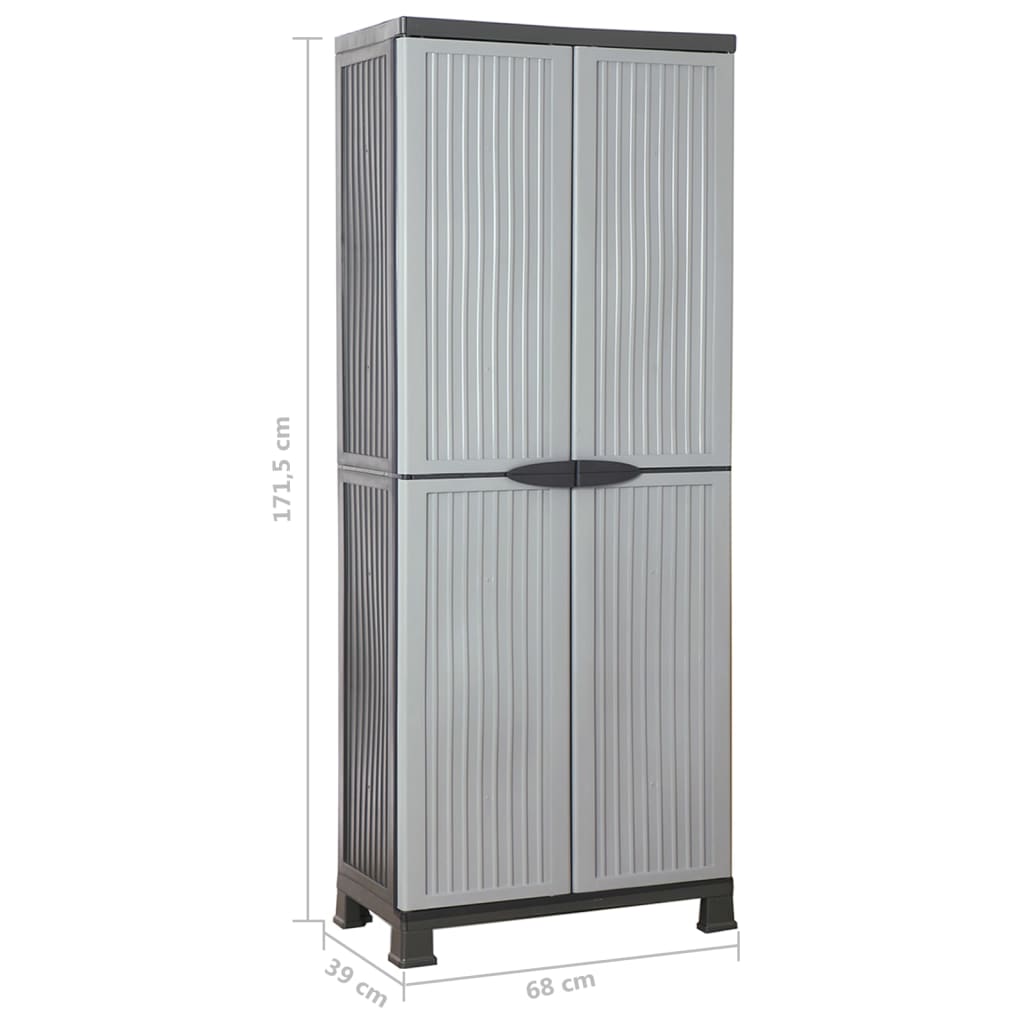 Armoire en plastique 68x39x171,5 cm - XIOS