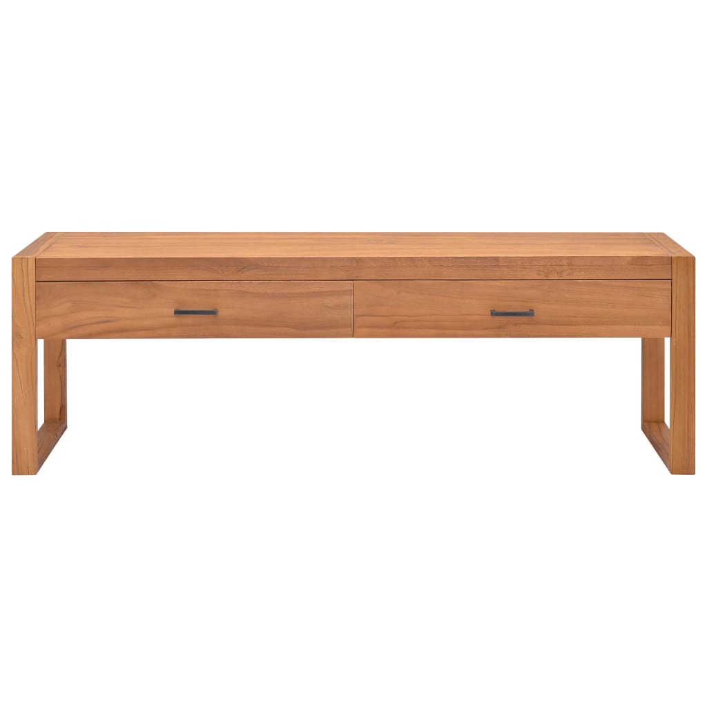 Meuble TV 120x40x45 cm Bois de teck solide - XIOS