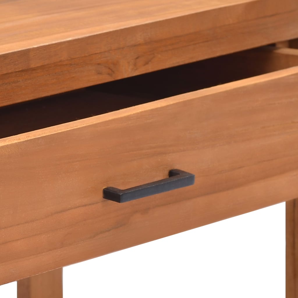 Meuble TV 120x40x45 cm Bois de teck solide - XIOS