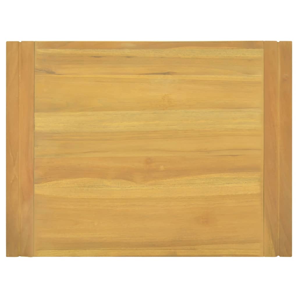 Armoire murale de salle de bain 60x45x35 cm Bois de teck solide
