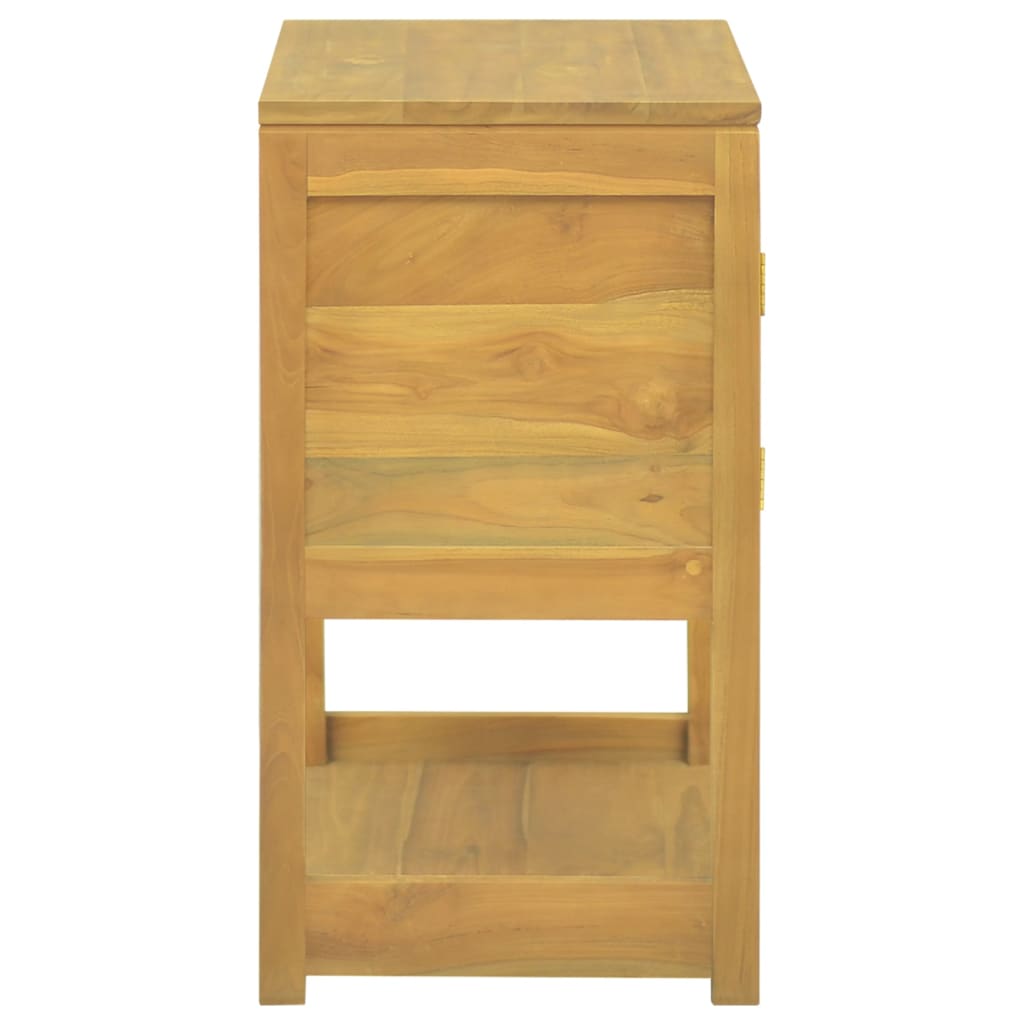 Armoire de salle de bain 60x40x75 cm bois de teck solide - XIOS