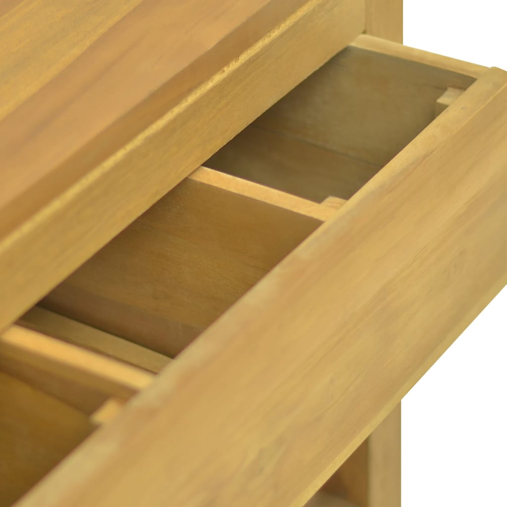 Armoire de salle de bain 60x45x75 cm Bois de teck solide - XIOS