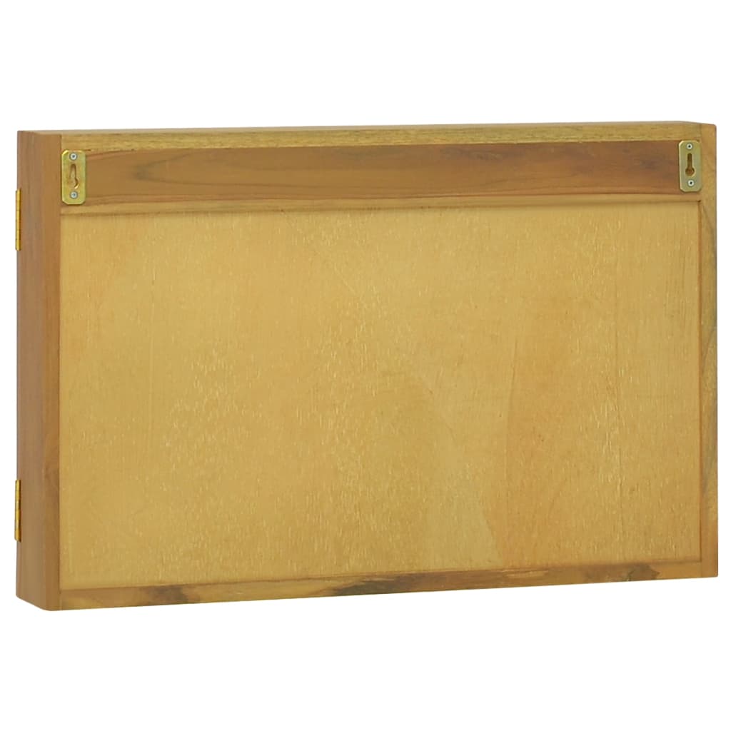 Armoire à miroir 60x10x40 cm Bois de teck solide - XIOS