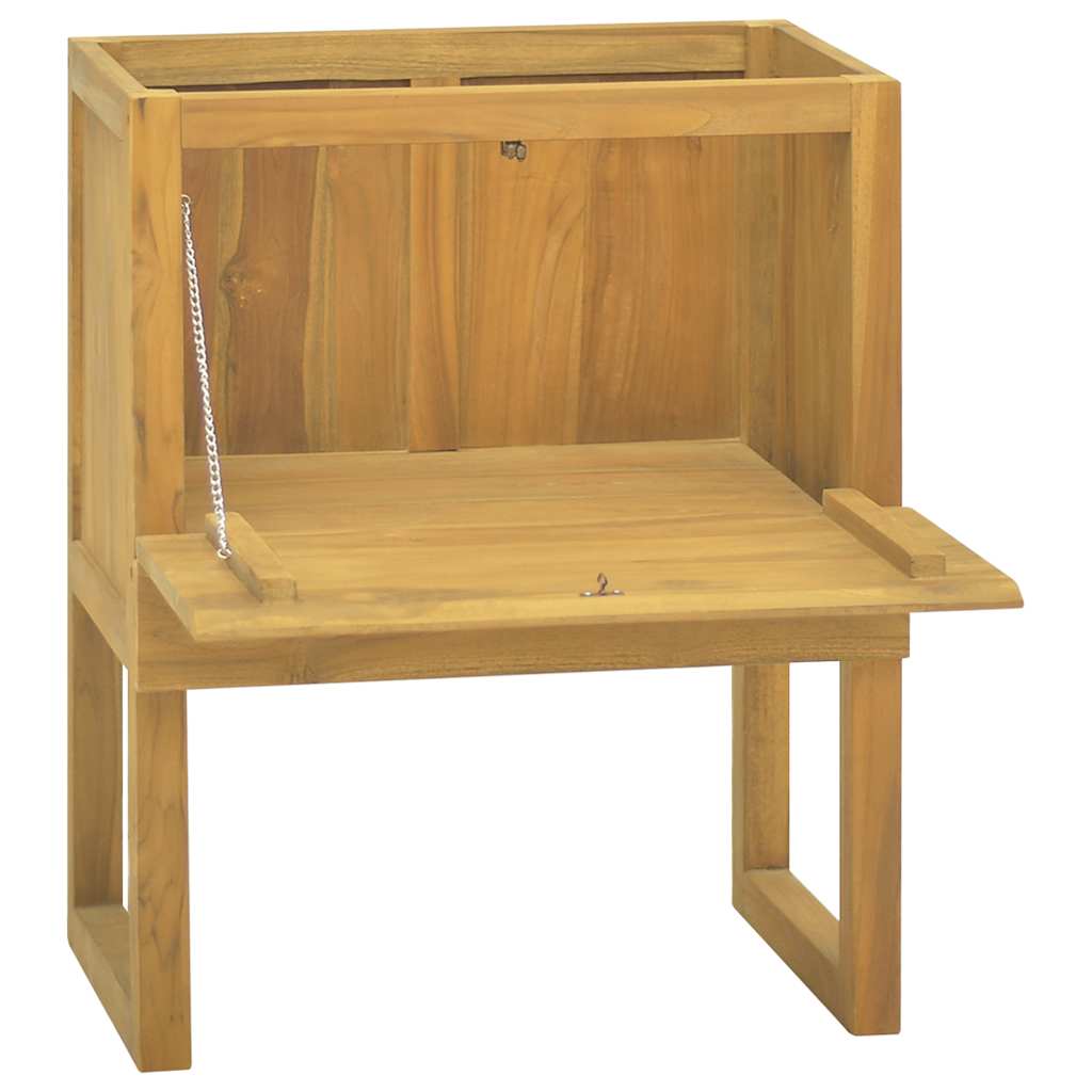 Armoire de salle de bain 60x40x75 cm bois de teck solide