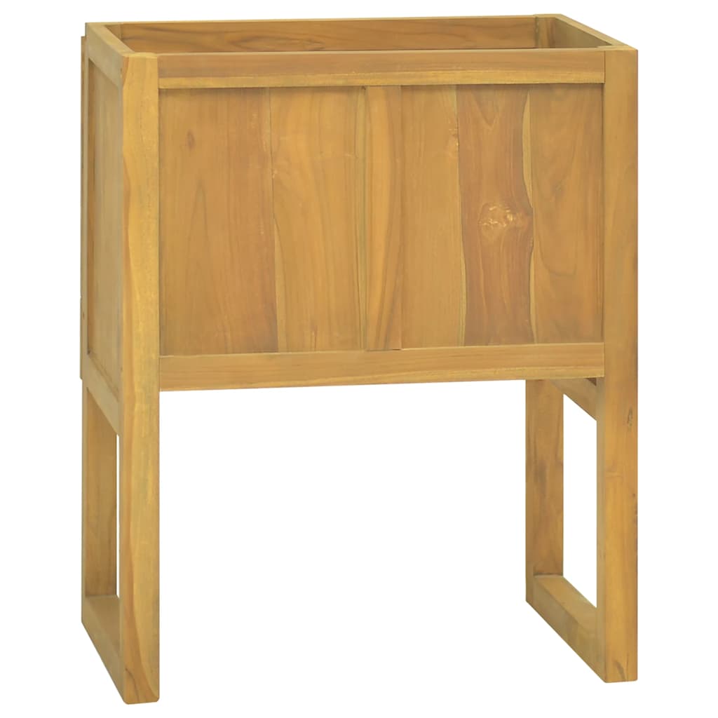 Armoire de salle de bain 60x40x75 cm bois de teck solide