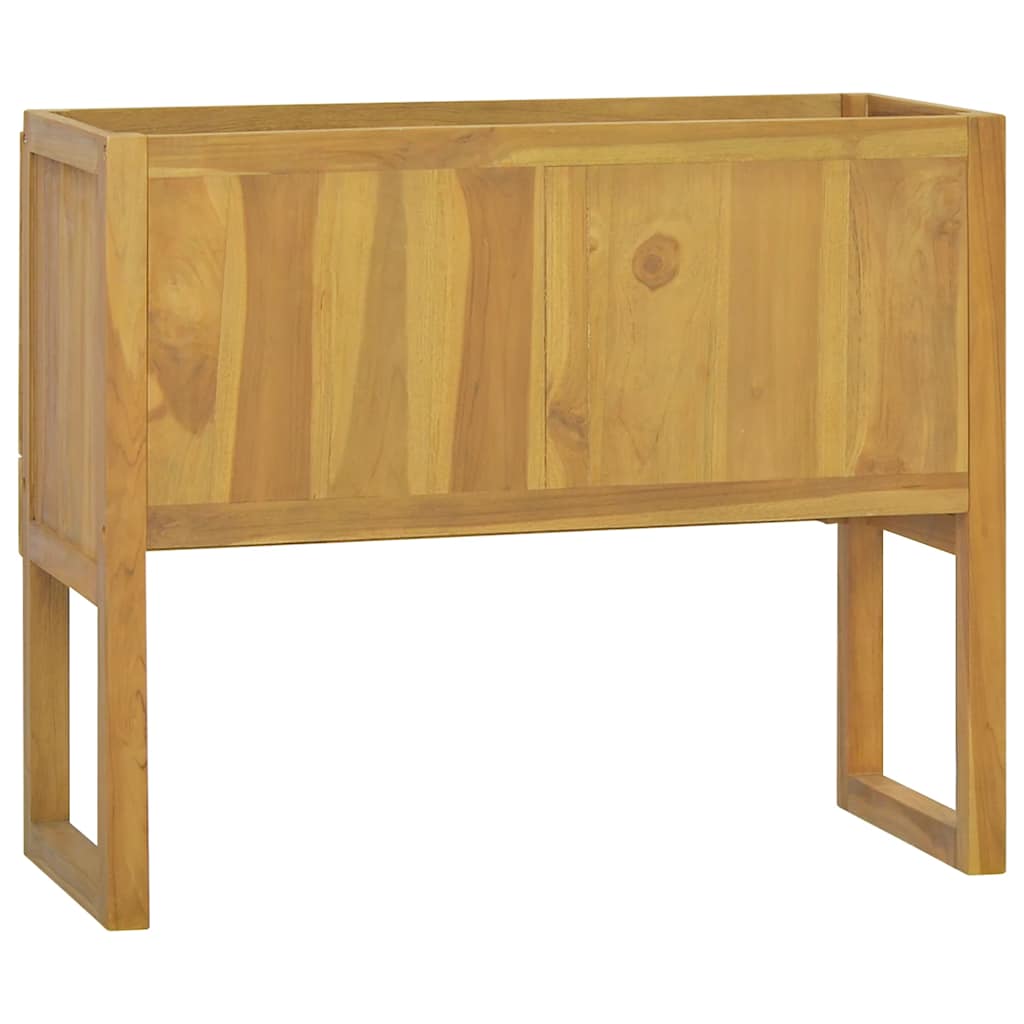Armoire de salle de bain 90x40x75,5 cm bois de teck solide - XIOS