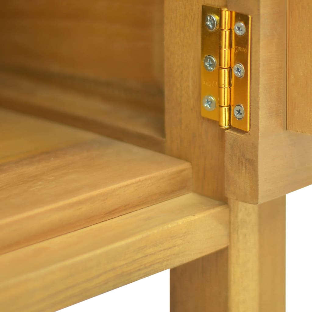Armoire de salle de bain 60x40x75 cm Bois de teck solide - XIOS