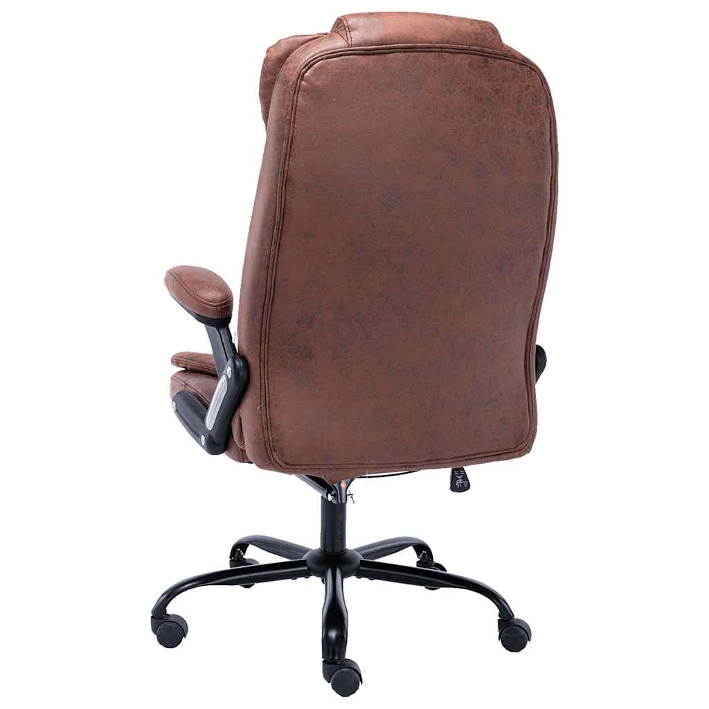 Chaise de bureau de massage marron clair similicuir daim - XIOS