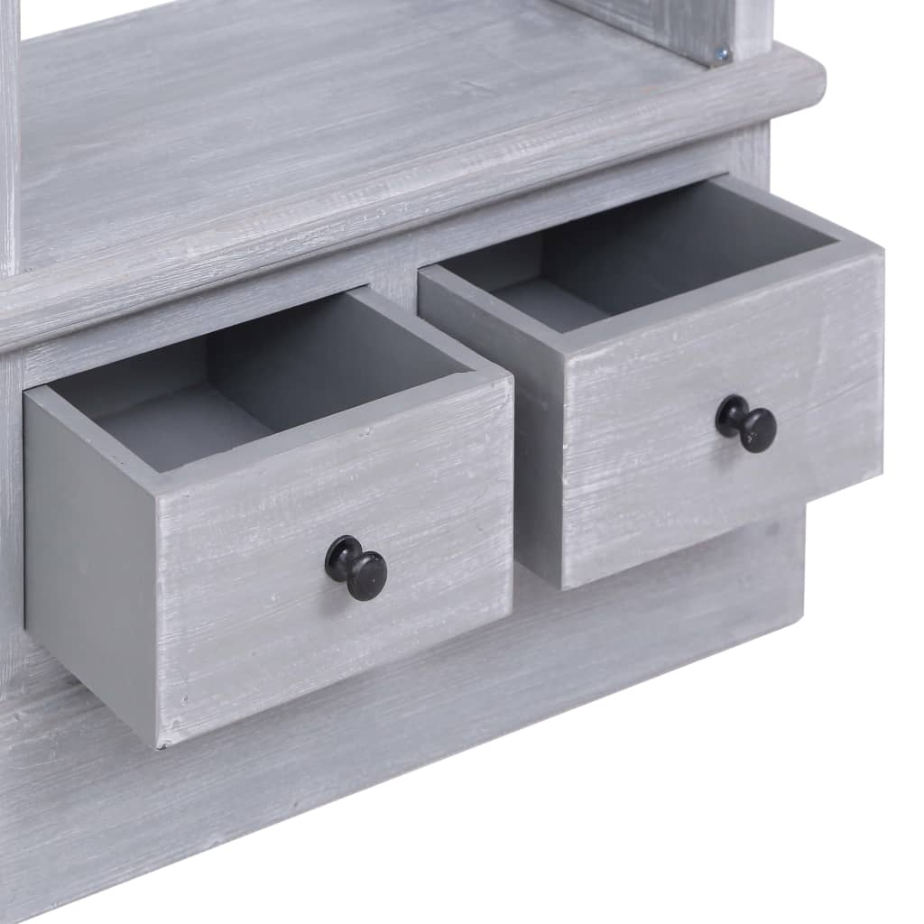 Buffet 60x30x175 cm Bois d'acajou massif - XIOS