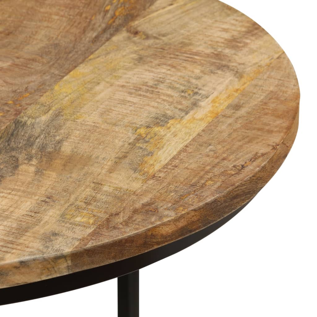 Tables gigognes 2 pcs Bois de manguier brut - XIOS