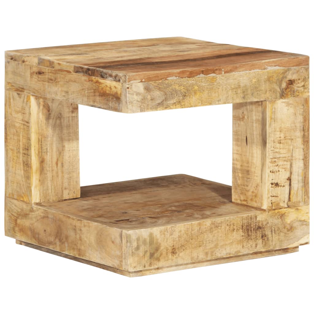 Table basse 45x45x40 cm Bois de manguier massif - XIOS