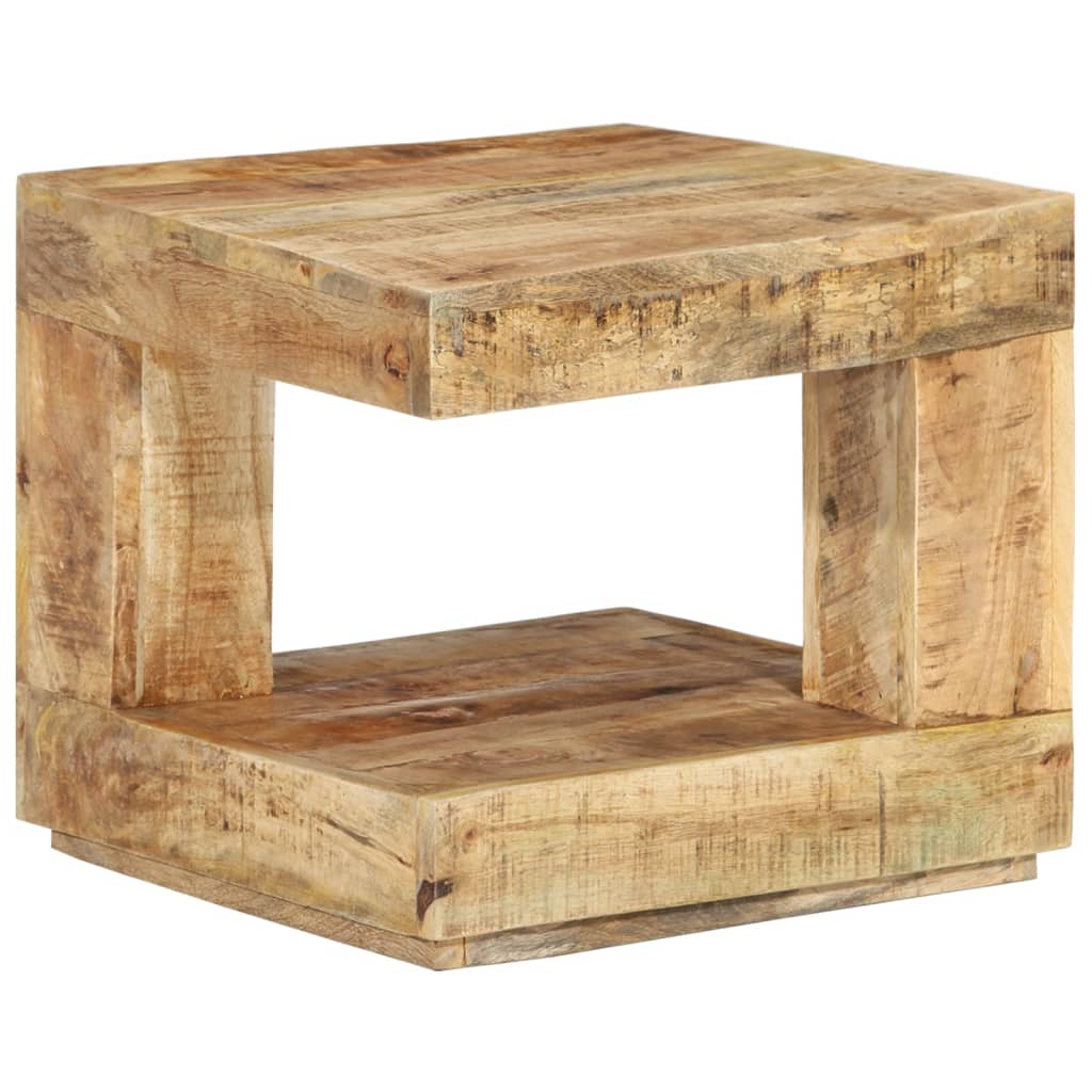Table basse 45x45x40 cm Bois de manguier massif - XIOS