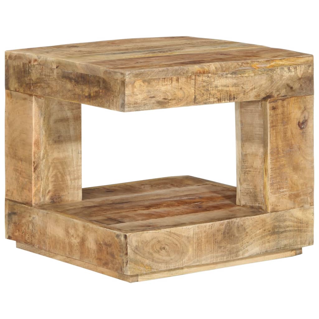 Table basse 45x45x40 cm Bois de manguier massif - XIOS