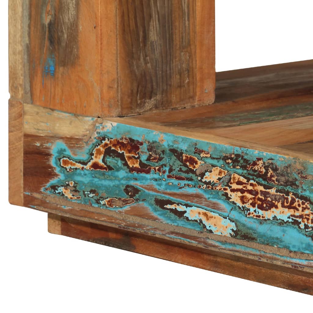 Table basse 45x45x40 cm Bois de récupération massif - XIOS