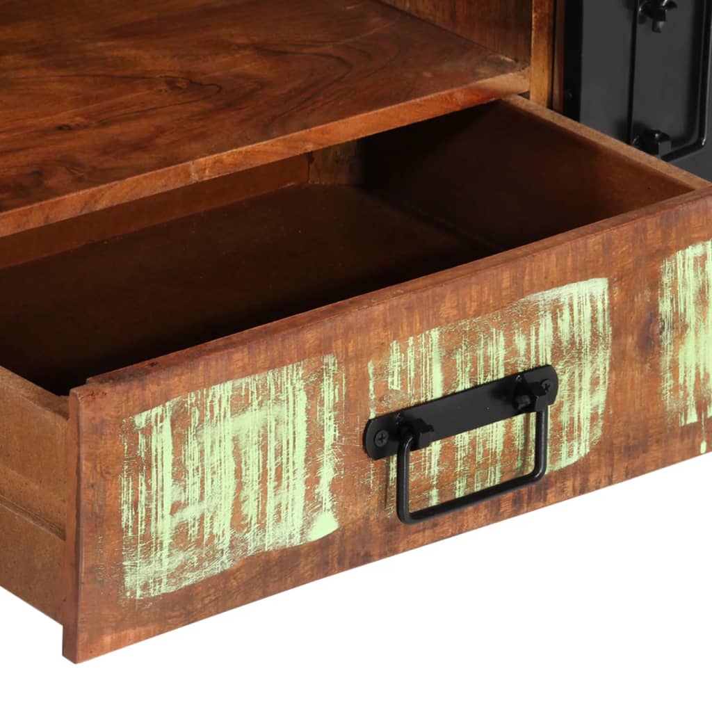 Table basse 100x50x41 cm Bois de récupération massif - XIOS