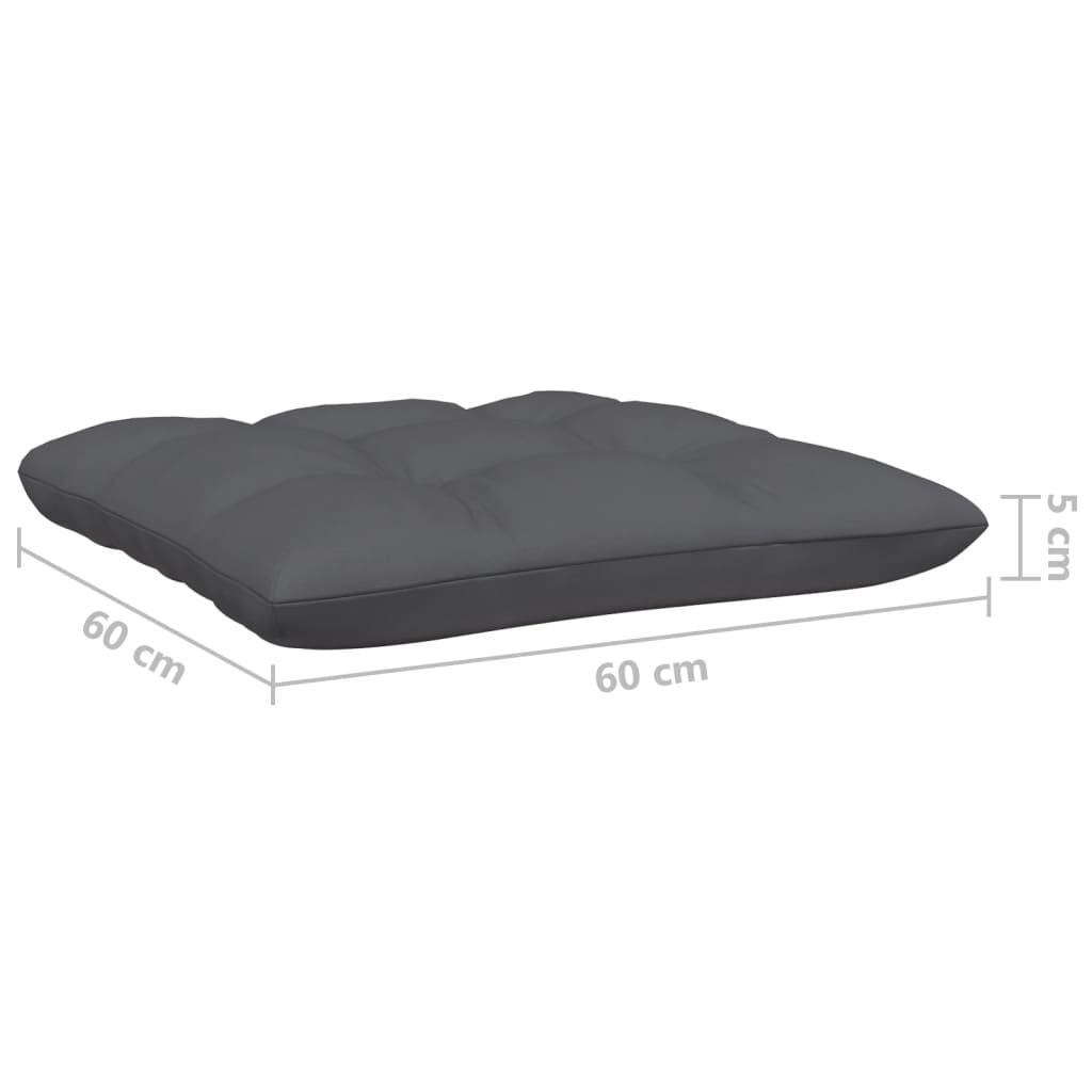 Canapé d'angle de jardin avec coussins Blanc Bois de pin massif Éléments pour canapés modulables de jardin vidaXL