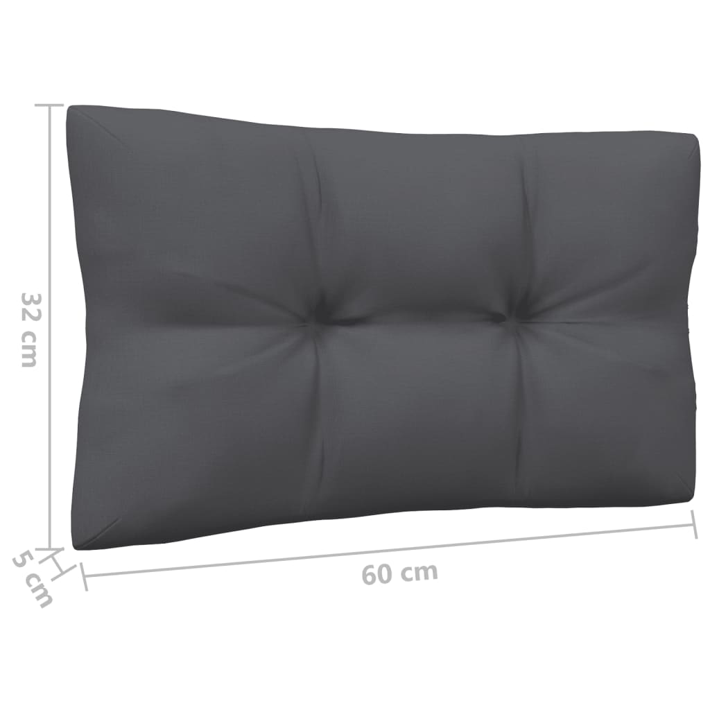 Canapé d'angle de jardin avec coussins Blanc Bois de pin massif Éléments pour canapés modulables de jardin vidaXL