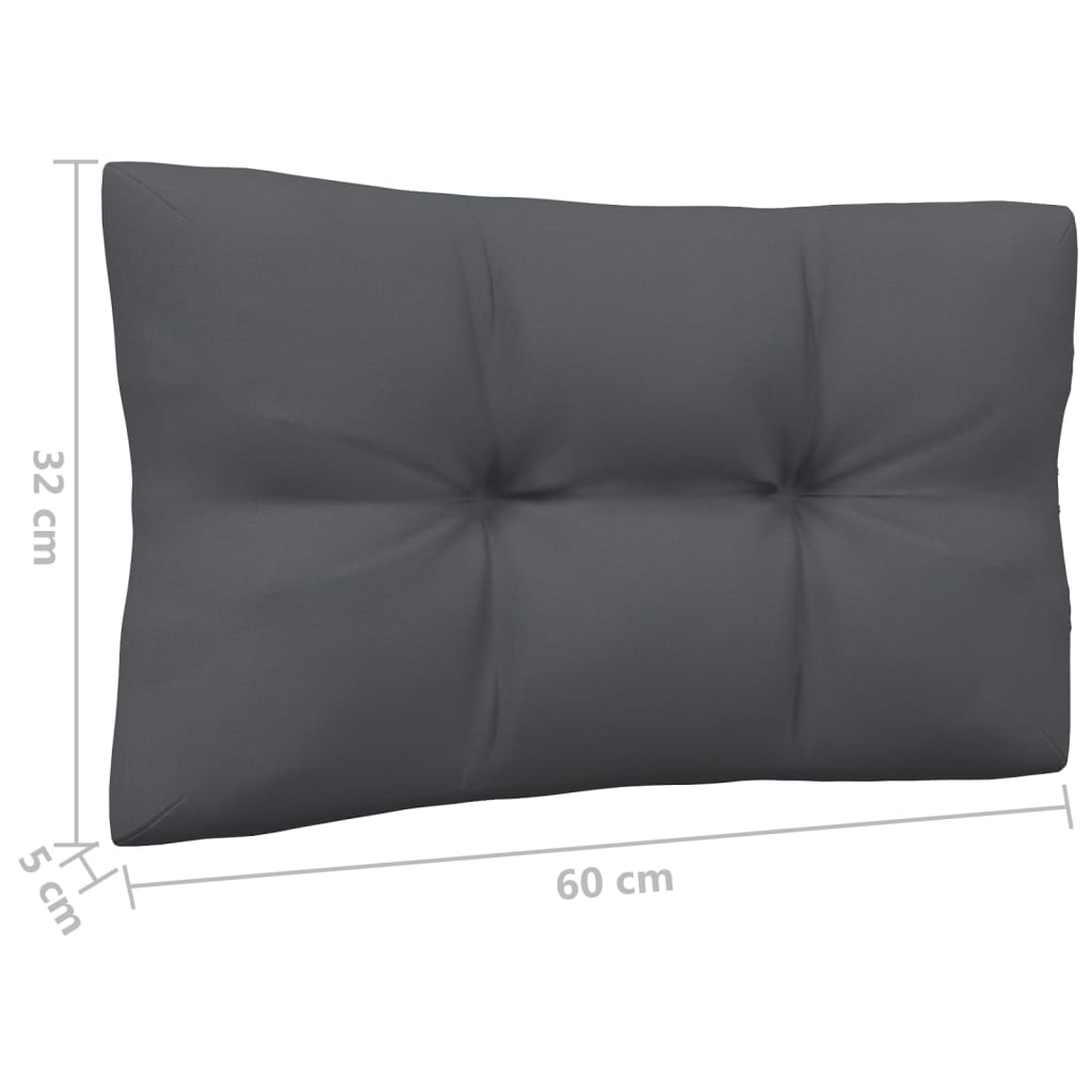 Canapé 2 places de jardin et coussins Blanc Bois de pin solide Éléments pour canapés modulables de jardin vidaXL