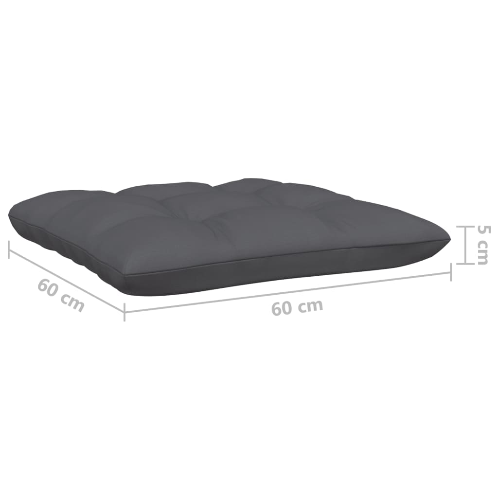 Canapé 2 places de jardin et coussins Blanc Bois de pin solide Éléments pour canapés modulables de jardin vidaXL