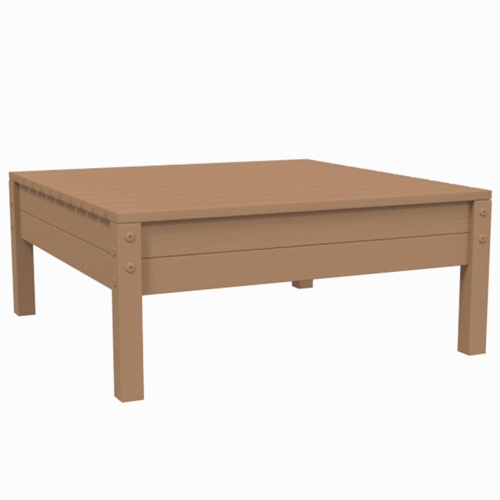 Salon de jardin 3 pcs avec coussins crème bois de pin massif Éléments pour canapés modulables de jardin vidaXL