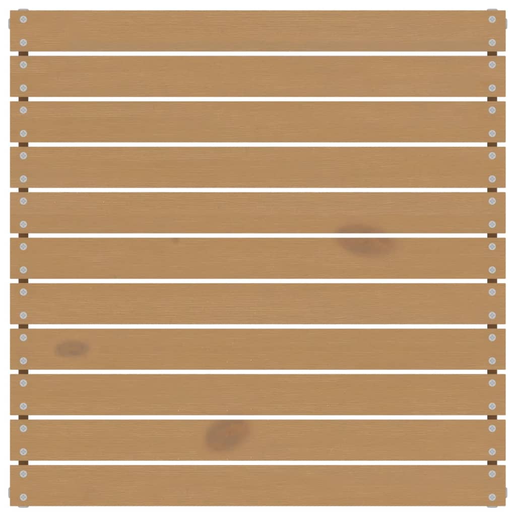 Salon de jardin 3 pcs avec coussins crème bois de pin massif Éléments pour canapés modulables de jardin vidaXL
