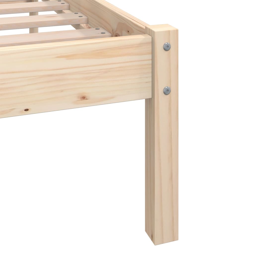 Cadre de lit sans matelas bois massif - XIOS