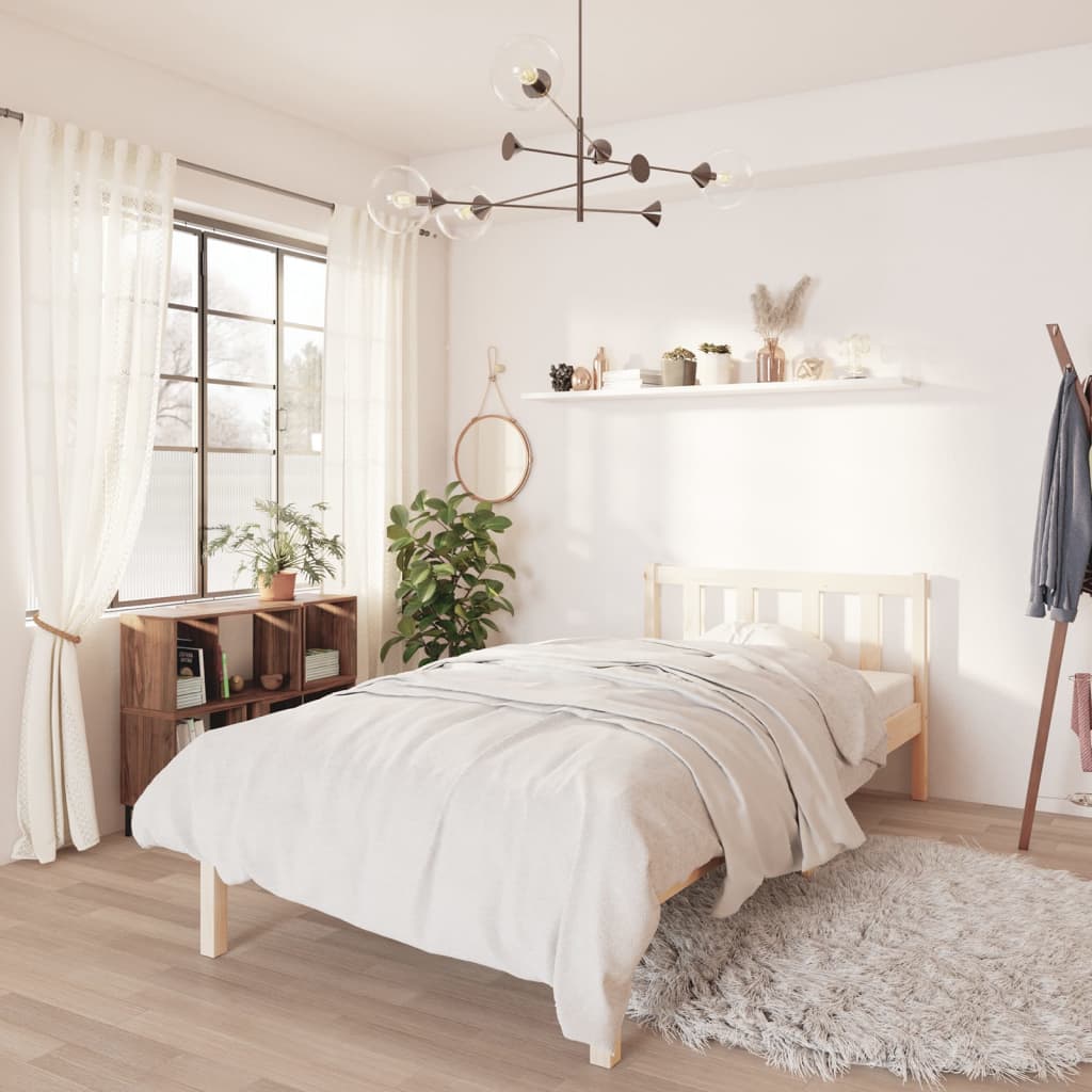 Cadre de lit sans matelas bois massif - XIOS