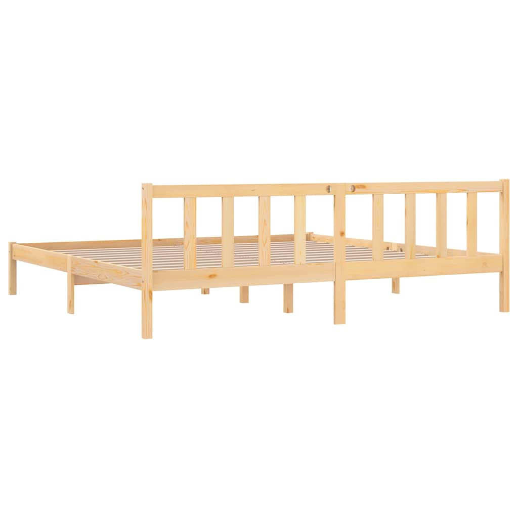 Cadre de lit sans matelas bois massif - XIOS