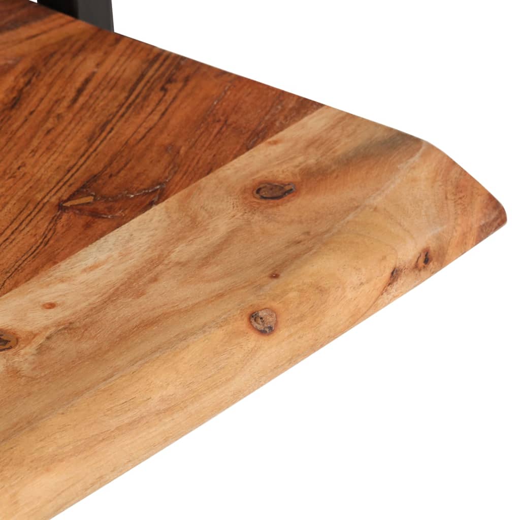 Étagères murales 2 pcs 40x24x35 cm Bois d'acacia et acier - XIOS